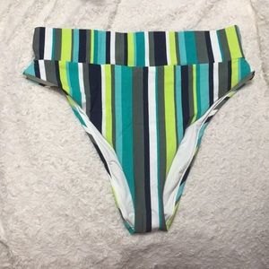 High waisted bikini bottom